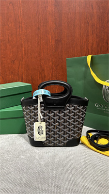 Go*ard beluga mini bag Go*ardine canvas & chevroches calfskin black