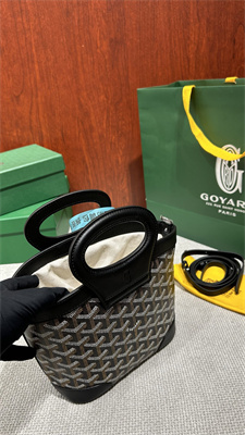 Go*ard beluga mini bag Go*ardine canvas & chevroches calfskin black