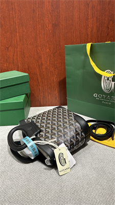 Go*ard beluga mini bag Go*ardine canvas & chevroches calfskin black