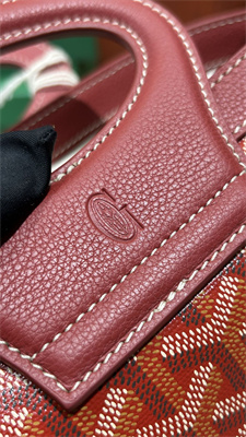 Go*ard beluga mini bag Go*ardine canvas & chevroches calfskin red