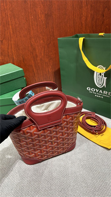 Go*ard beluga mini bag Go*ardine canvas & chevroches calfskin red