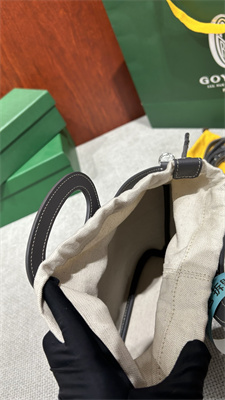 Go*ard beluga mini bag Go*ardine canvas & chevroches calfskin grey