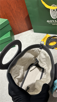 Go*ard beluga mini bag Go*ardine canvas & chevroches calfskin grey