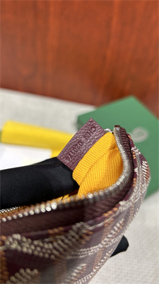 Go*ard key pouch coin purse Go*ardine canvas & chevroches calfskin burgundy