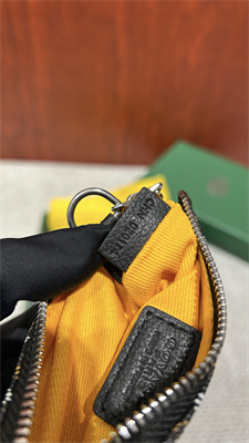 Go*ard key pouch coin purse Go*ardine canvas & chevroches calfskin black