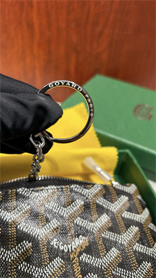 Go*ard key pouch coin purse Go*ardine canvas & chevroches calfskin black