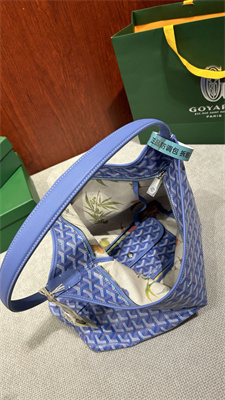 Go*ard bohème hobo bag Go*ardine canvas & chevroches calfskin iris