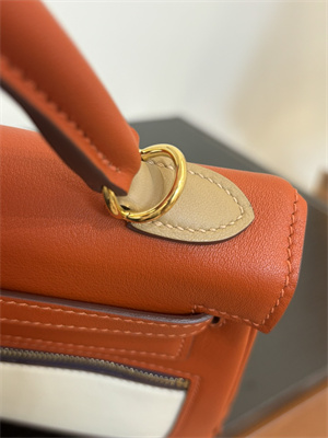 Kelly Colormatic Bag Swift Leather 25/28CM Gold/Silver Hardware In CUIVRE, NATA, LIME, BLEU BRUME & CHAI Color HS