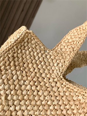 L0ew* mini L0ew* font tote in raffia nature