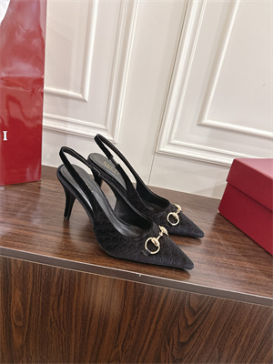 G*u*i velvet heeled slingback women 38963