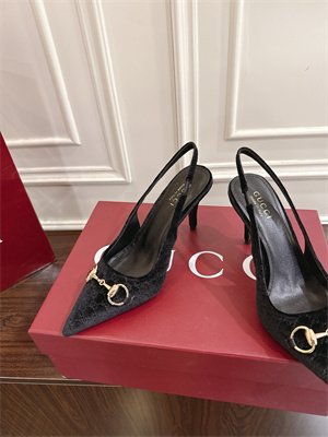 G*u*i velvet heeled slingback women 38963