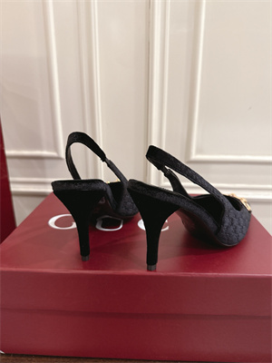 G*u*i velvet heeled slingback women 38963