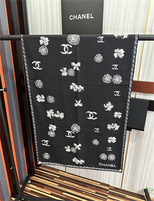 Ch*el cashmere/silk scarf 38932