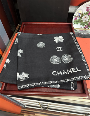 Ch*el cashmere/silk scarf 38932
