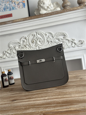 H**mes jypsiere togo leather silver tone metal etain color hs