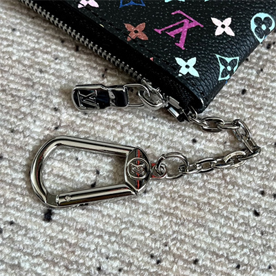 LV X TM Key Pouch Monogram Canvas Black Colorful M13664