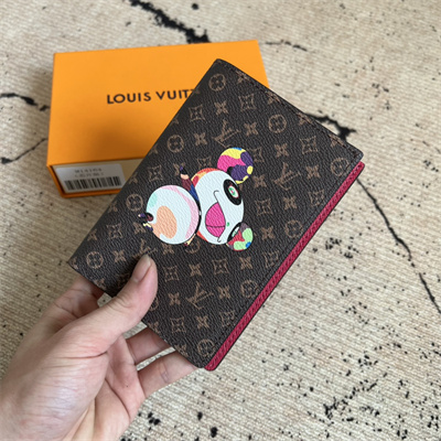LV Passport Cover With Panda Printing Monogram Canvas M14164