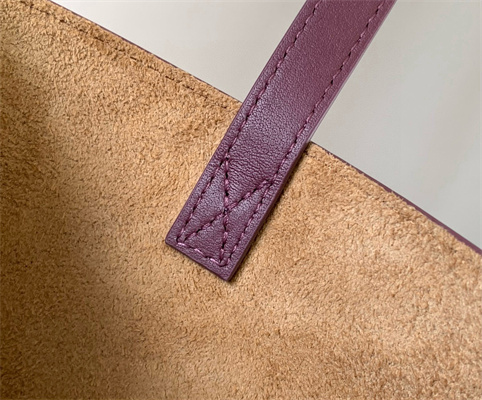 L0ew* medium puzzle fold tote in shinny calfskin