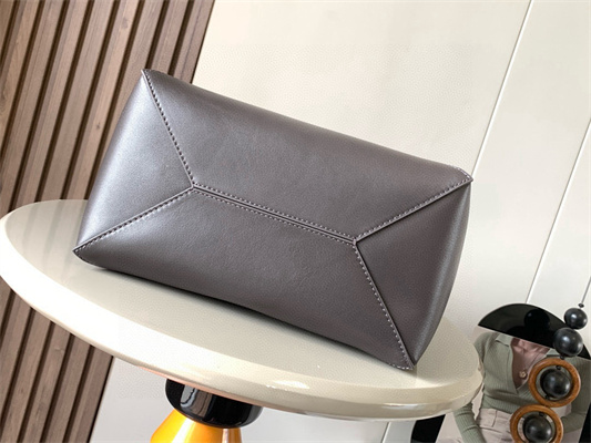 L0ew* medium puzzle fold tote in shinny calfskin