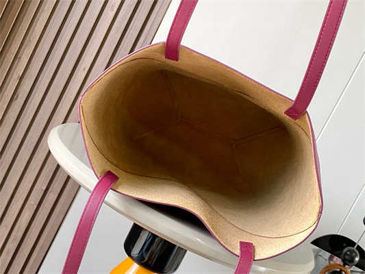 L0ew* medium puzzle fold tote in shinny calfskin