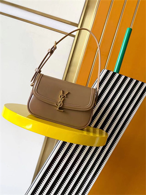 y.s.l solferino mini in box Sa**t Lau*nt lt hazelnut color